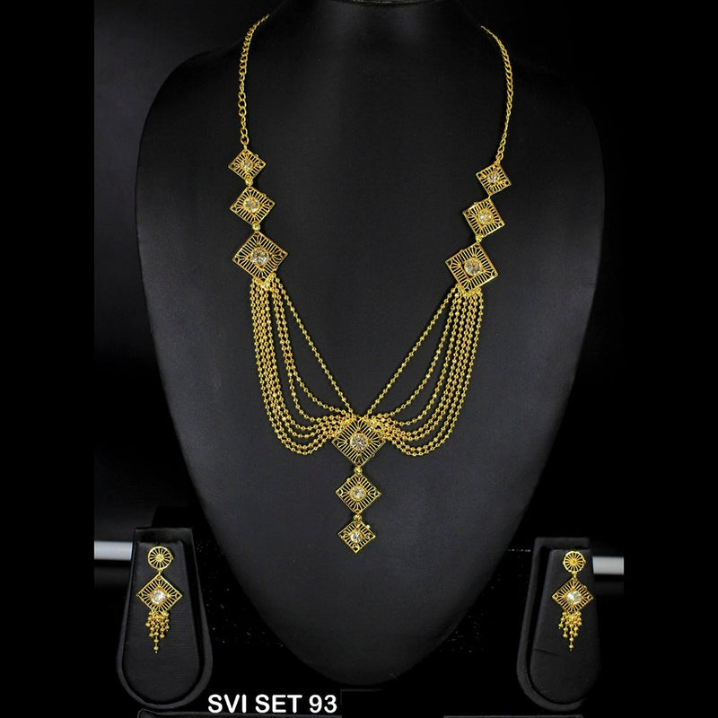 Mahavir Forming Gold Necklace Set - SVI SET 93