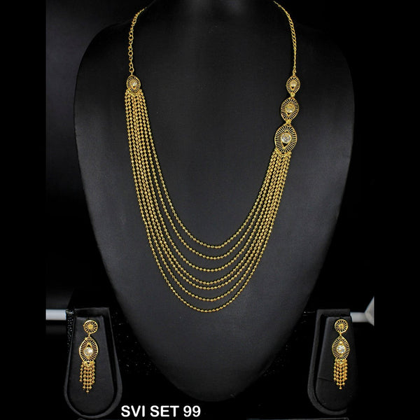 Mahavir Forming Gold Necklace Set - SVI SET 99