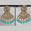 Shreeji Austrian Stone Gold Plated Dangler Earrings-ShreejiEar20