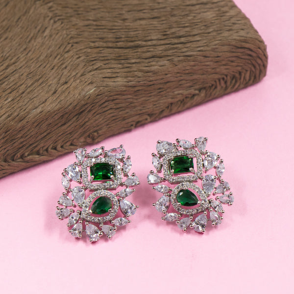 Nipura Spring Regina Zircon Stud Earrings