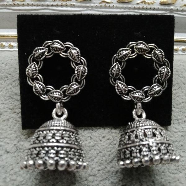 Tahura Oxidized Plated Pack Of 24  Jhumki Earrings - TAHEAR47