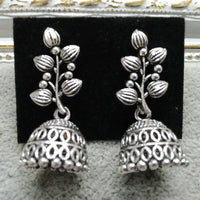 Tahura Oxidized Plated Pack Of 24  Jhumki Earrings - TAHEAR77