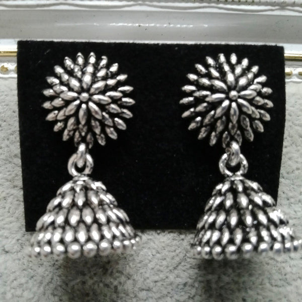 Tahura Oxidized Plated Pack Of 24  Jhumki Earrings - TAHEAR79