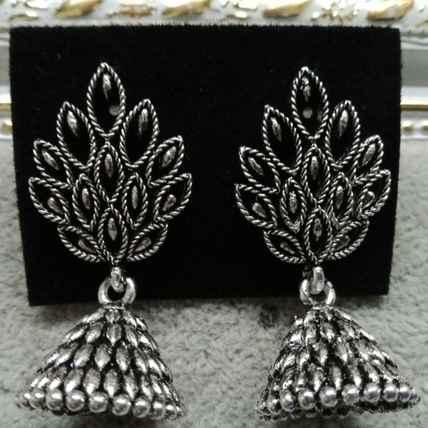 Tahura Oxidized Plated Pack Of 24  Jhumki Earrings - TAHEAR81