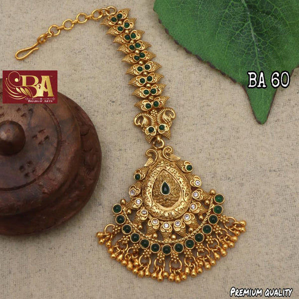 Bhargav Arts Gold Plated Maangtika