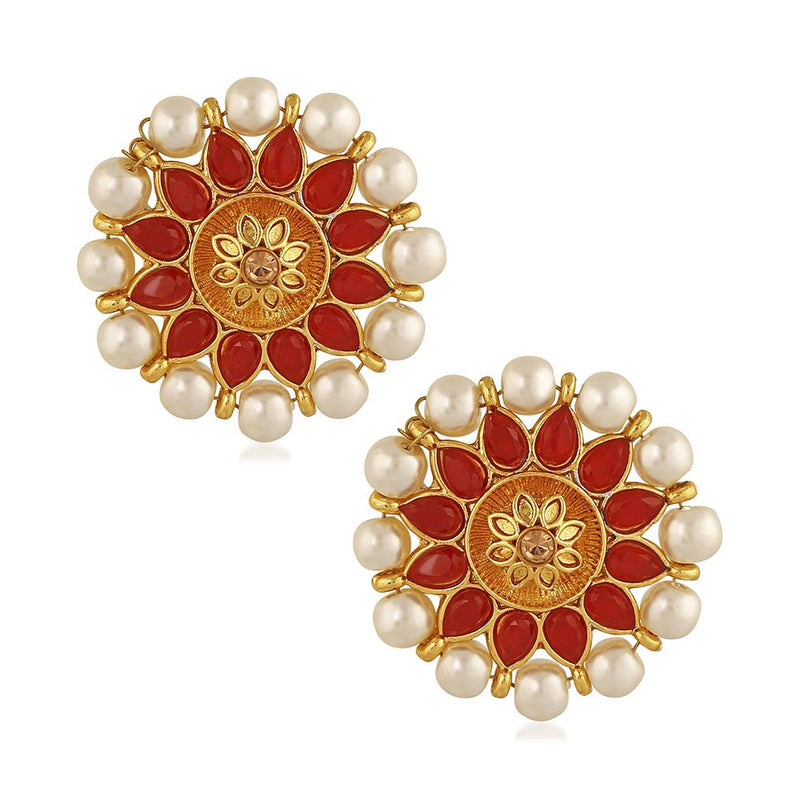 Buy Pearl Hoop Earrings Designs Online in India | Candere by Kalyan  Jewellers