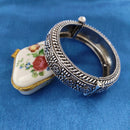 Vaamika Oxidized Plated  Openable Screw Kada