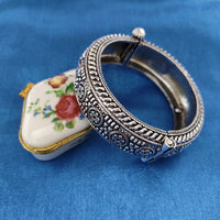 Vaamika Oxidized Plated  Openable Screw Kada