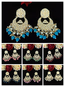 Vaamika Gold Plated Dabi Kundan Earrings