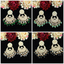 Vaamika Gold Plated Dabi Kundan Earrings