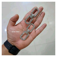 Vaamika Silver & Gold Plated Sonarika Zircoin Dangler Earrings