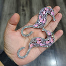 Vaamika Crystal Stone Silver Plated Dangler Earrings