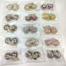 Vaamika Gold Plated Meenakari & Pearl Jhumkis Earrings