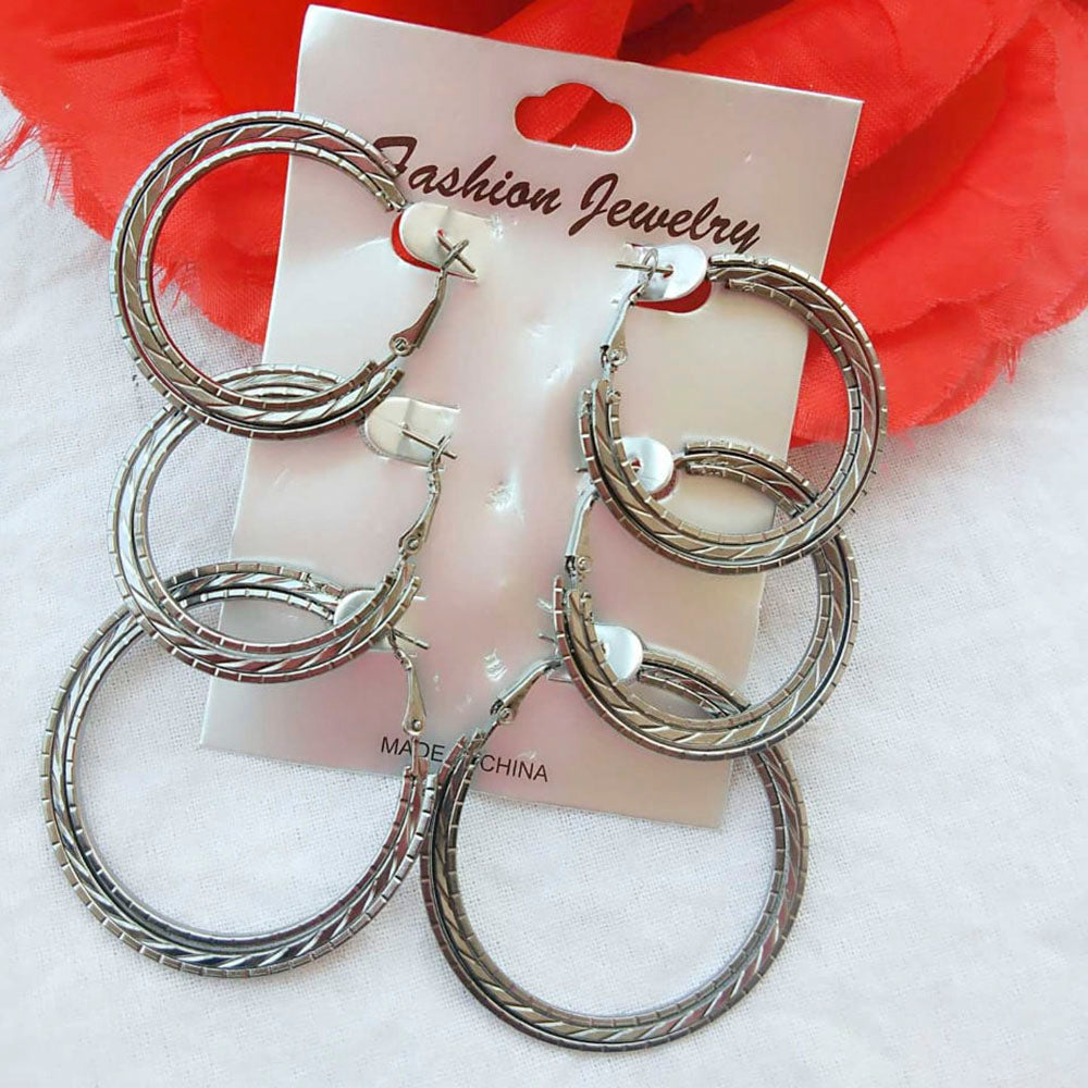 Vaamika Gold & Silver Dangler Earrings