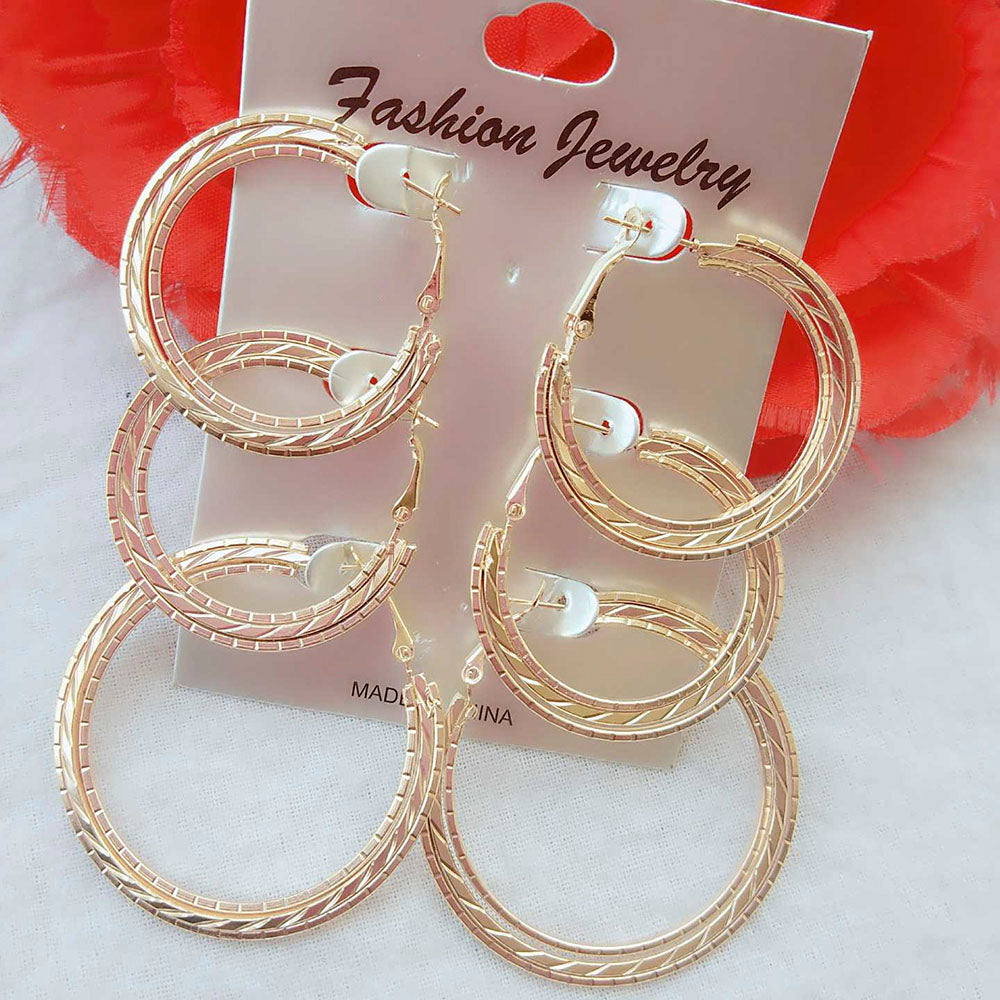 Vaamika Gold & Silver Dangler Earrings