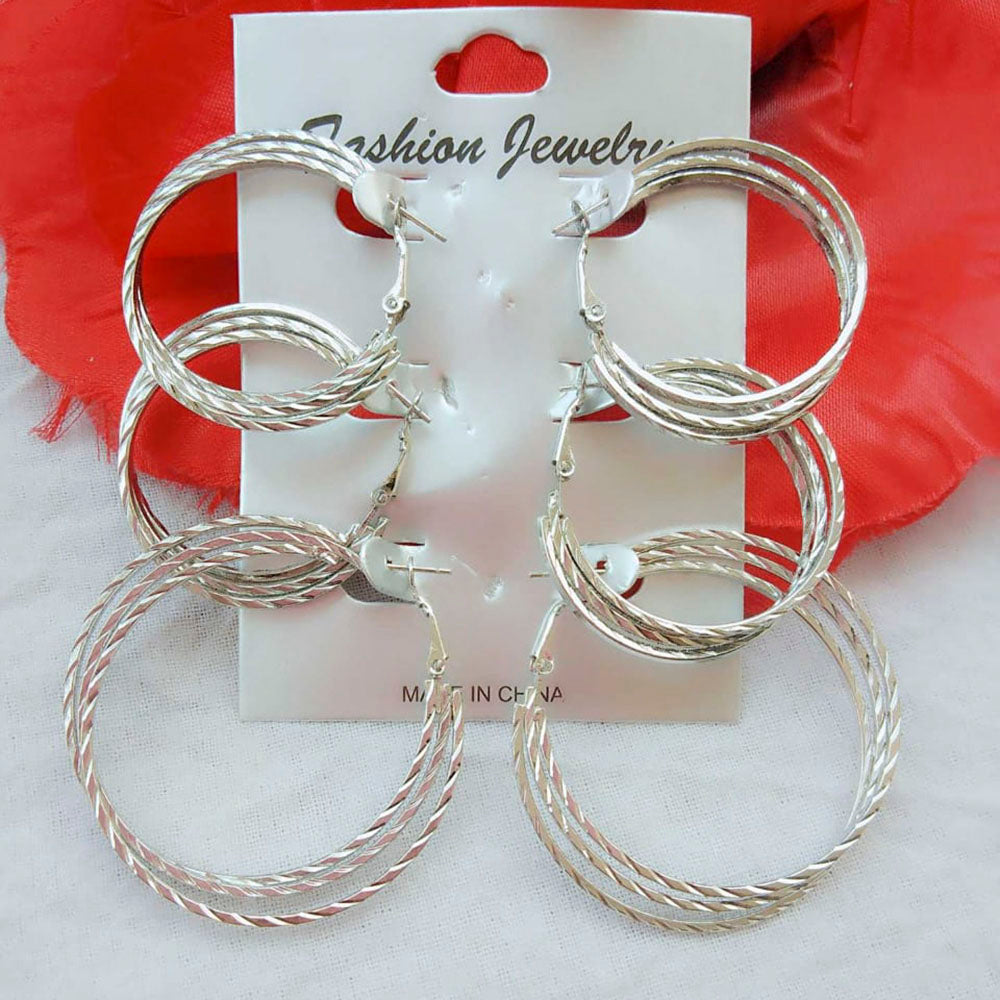 Vaamika Gold & Silver Dangler Earrings