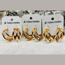 Vaamika Gold Plated  Stud Earrings