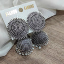 Vaamika Oxidized Plated Jhumki Earrings
