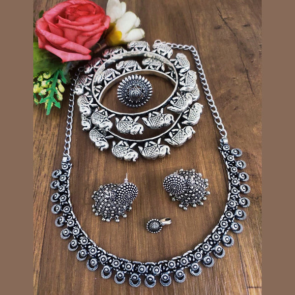 Vaamika Oxidized Plated Jewellery Combo