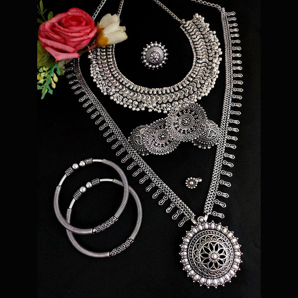 Vaamika Oxidized Plated Jewellery Combo