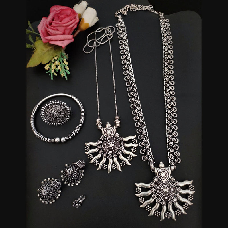 Vaamika Oxidized Plated Jewellery Combo