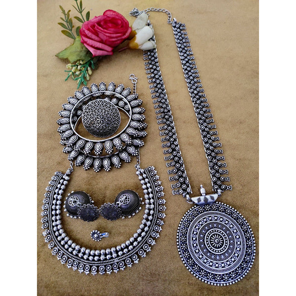 Vaamika Oxidized Plated Jewellery Combo