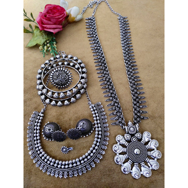 Vaamika Oxidized Plated Jewellery Combo