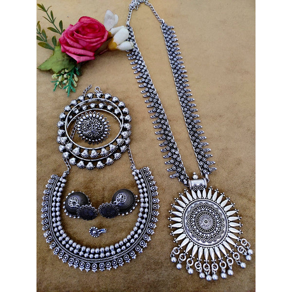 Vaamika Oxidized Plated Jewellery Combo