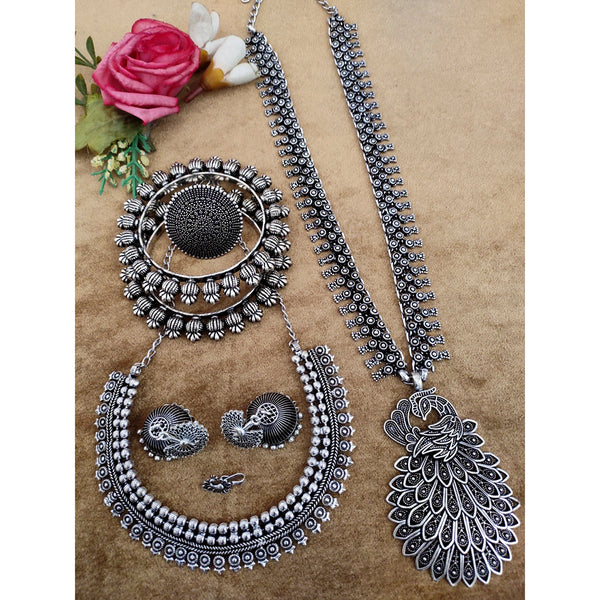 Vaamika Oxidized Plated Jewellery Combo