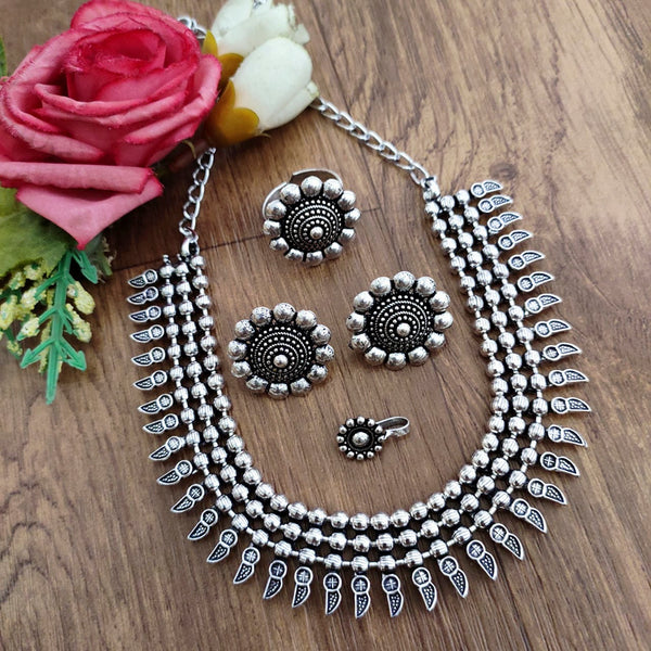 Vaamika Oxidized Plated Jewellery Combo