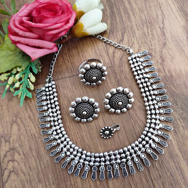 Vaamika Oxidized Plated Jewellery Combo