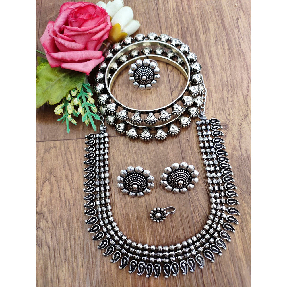 Vaamika Oxidized Plated Jewellery Combo