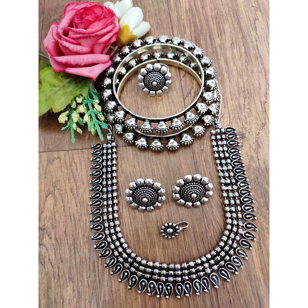 Vaamika Oxidized Plated Jewellery Combo