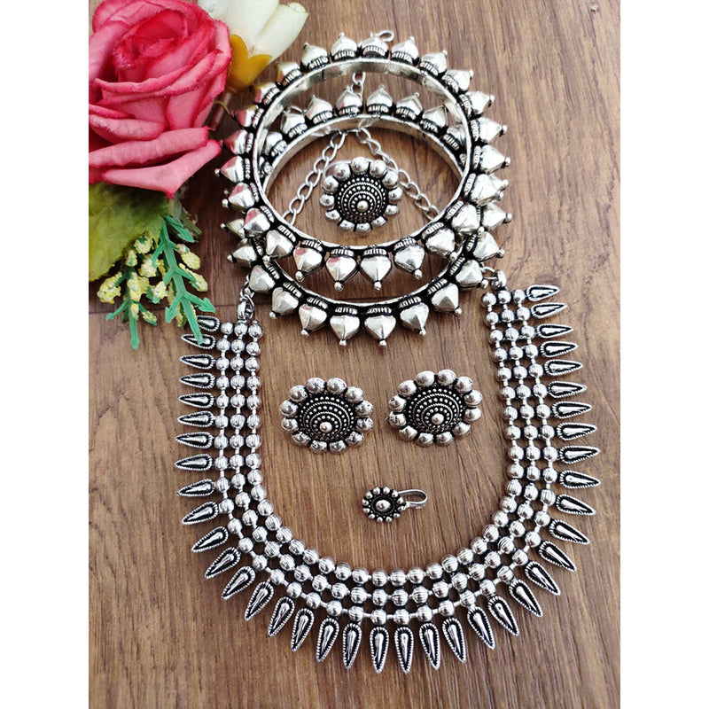 Vaamika Oxidized Plated Jewellery Combo