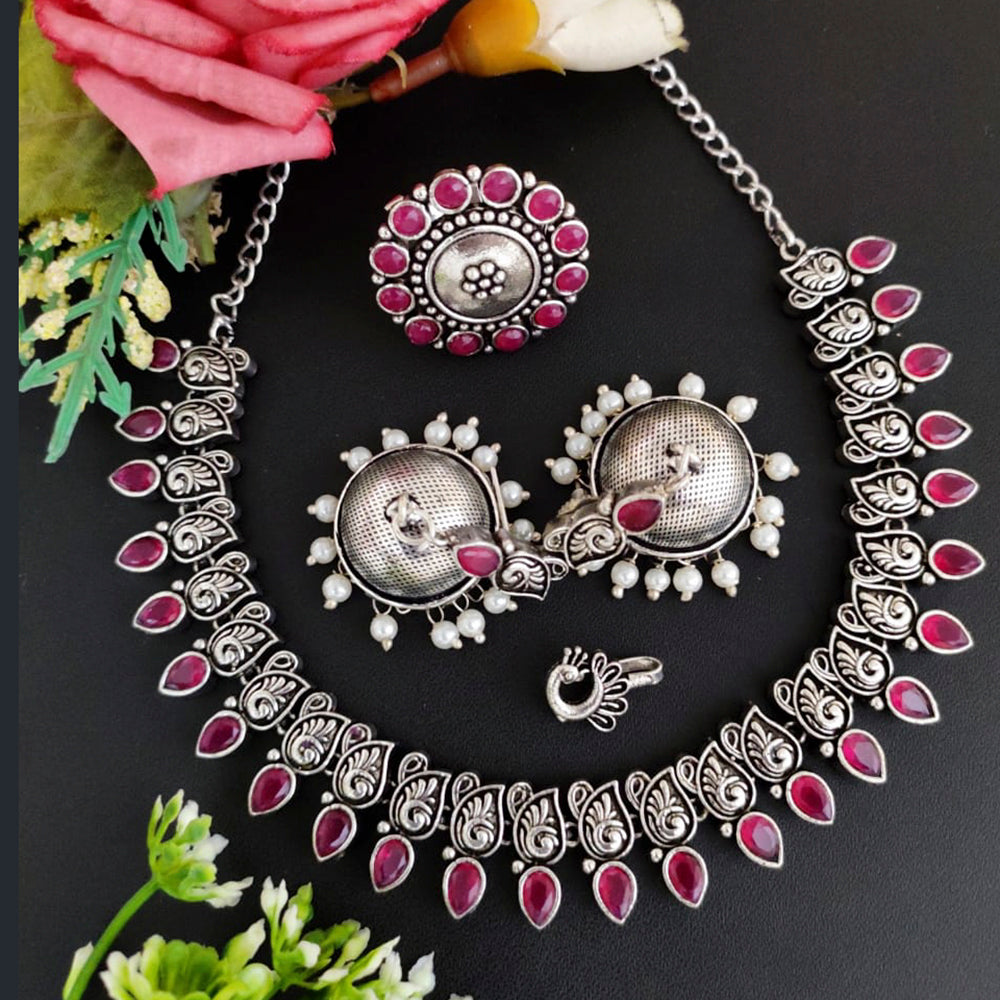 Vaamika Oxidized Plated Jewellery Combo