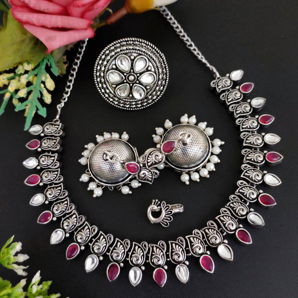 Vaamika Oxidized Plated Jewellery Combo