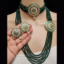 Vaamika Gold Plated Meenakari & Kundan & Beads Bridal Set