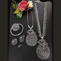 Vaamika Oxidised Plated Necklace Combo