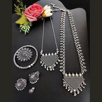 Vaamika Oxidized Plated Necklace Combo