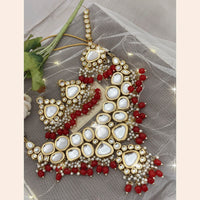 Vaamika Gold Plated Kundan Stone Choker Necklace Set