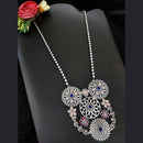 Vaamika Silver Replica Big Pendant Necklace
