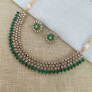 Vaamika Gold Plated Kundan Stone Necklace Set