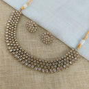Vaamika Gold Plated Kundan Stone Necklace Set