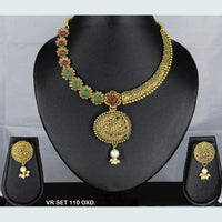 Mahavir Forming Gold Necklace Set - VR SET 110 OXD