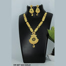 Mahavir Forming Gold Necklace Set - VR SET 604 GOLD
