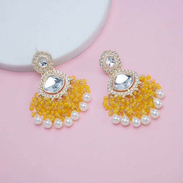 Bhavi Jewels Minty Urmi Kundan Earrings