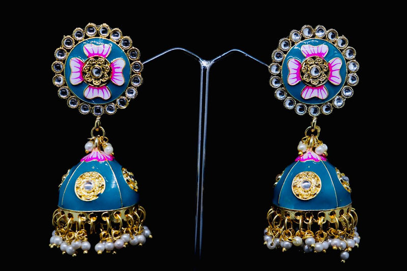 Midas Touch Gold Plated Jhumki Earrings - Z0131