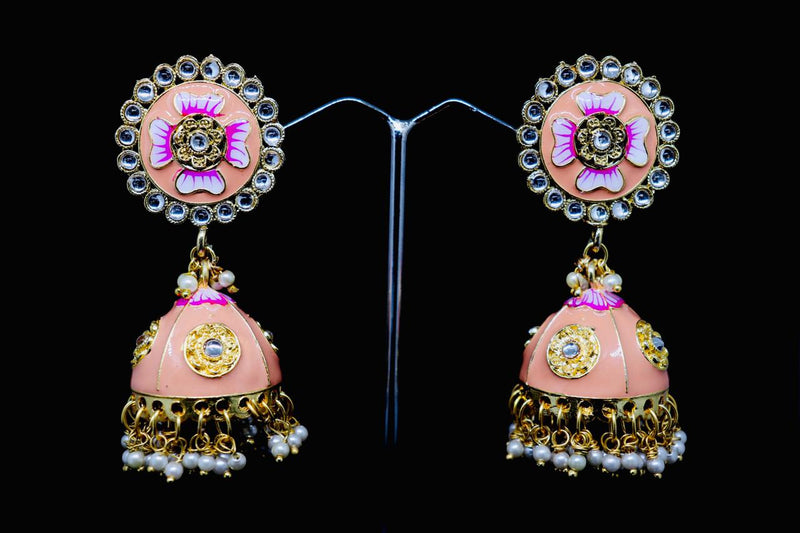 Midas Touch Gold Plated Jhumki Earrings - Z0131