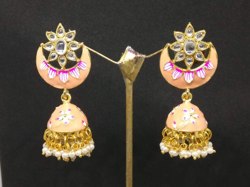 Midas Touch Gold Plated Jhumki Earrings - Z0134
