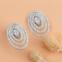 Nipura Zircon Nadia Stud Earrings